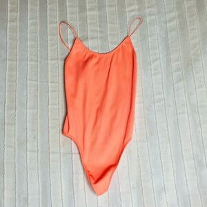 Sunday Best Coral Bodysuit